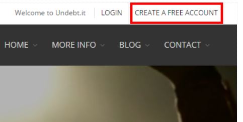 undebt it create a free account link
